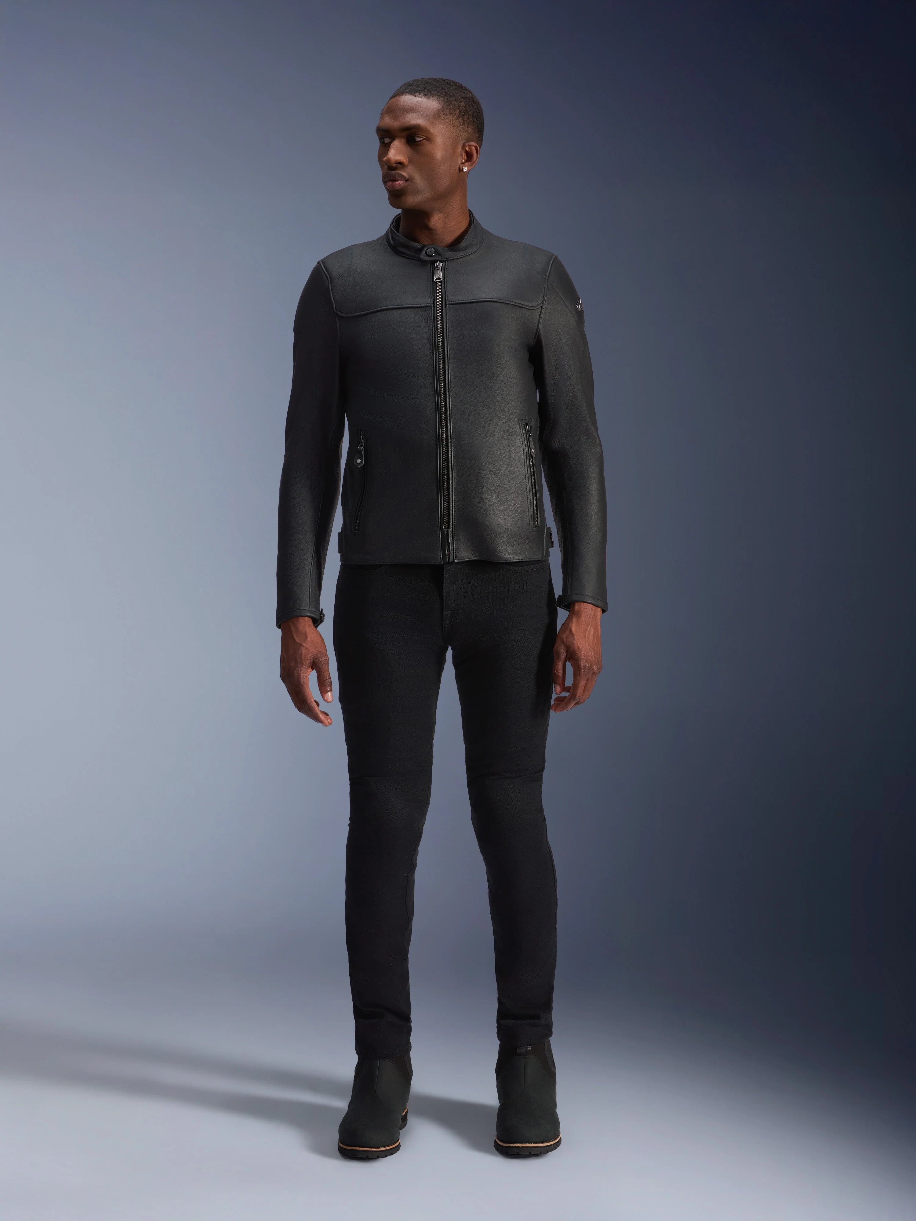 Blacktrack Leather Jacket - Image 6