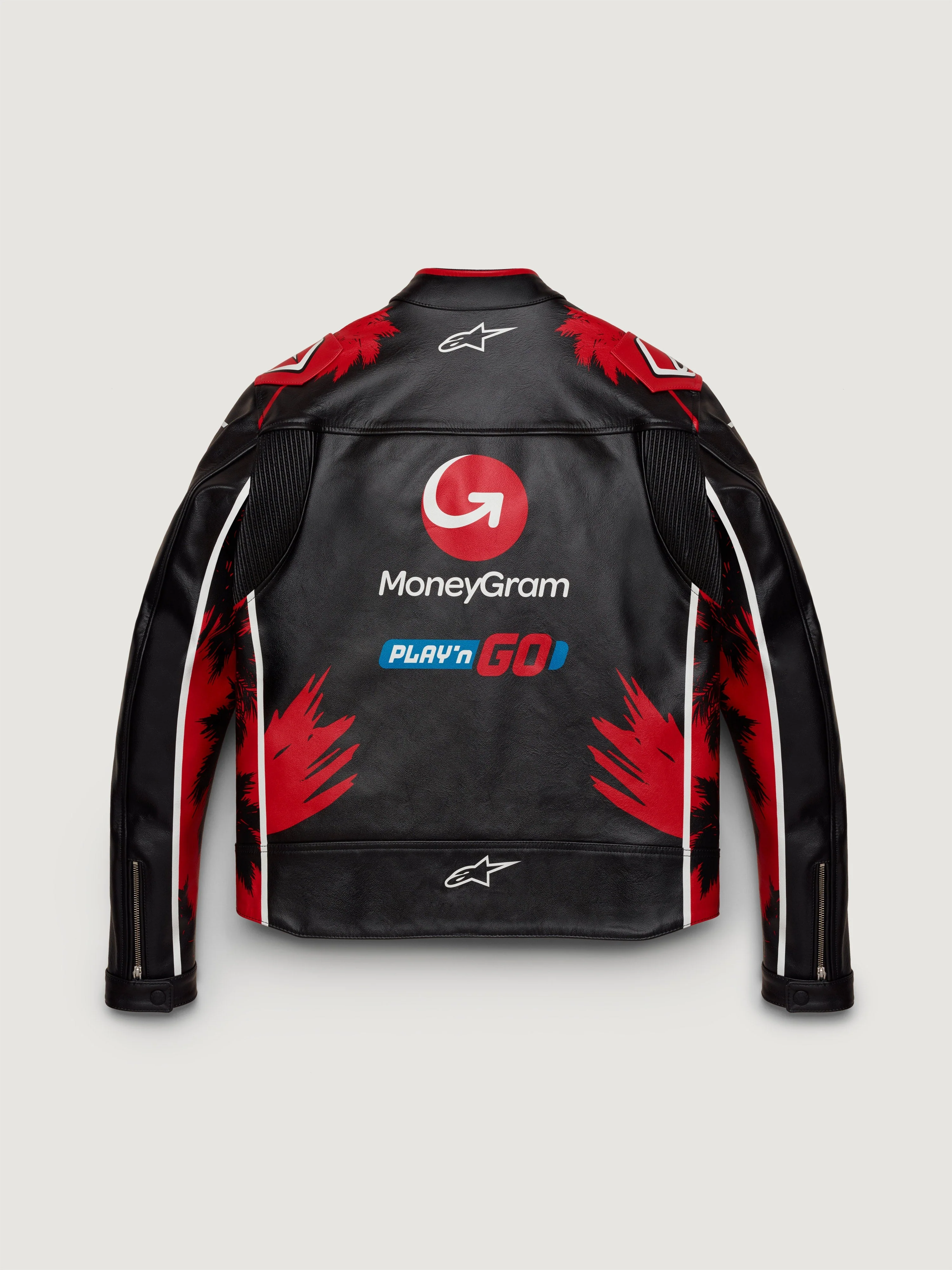 PALM ANGELS + ALPINESTARS X MONEYGRAM HAAS F1 TEAM JACKET - Image 2