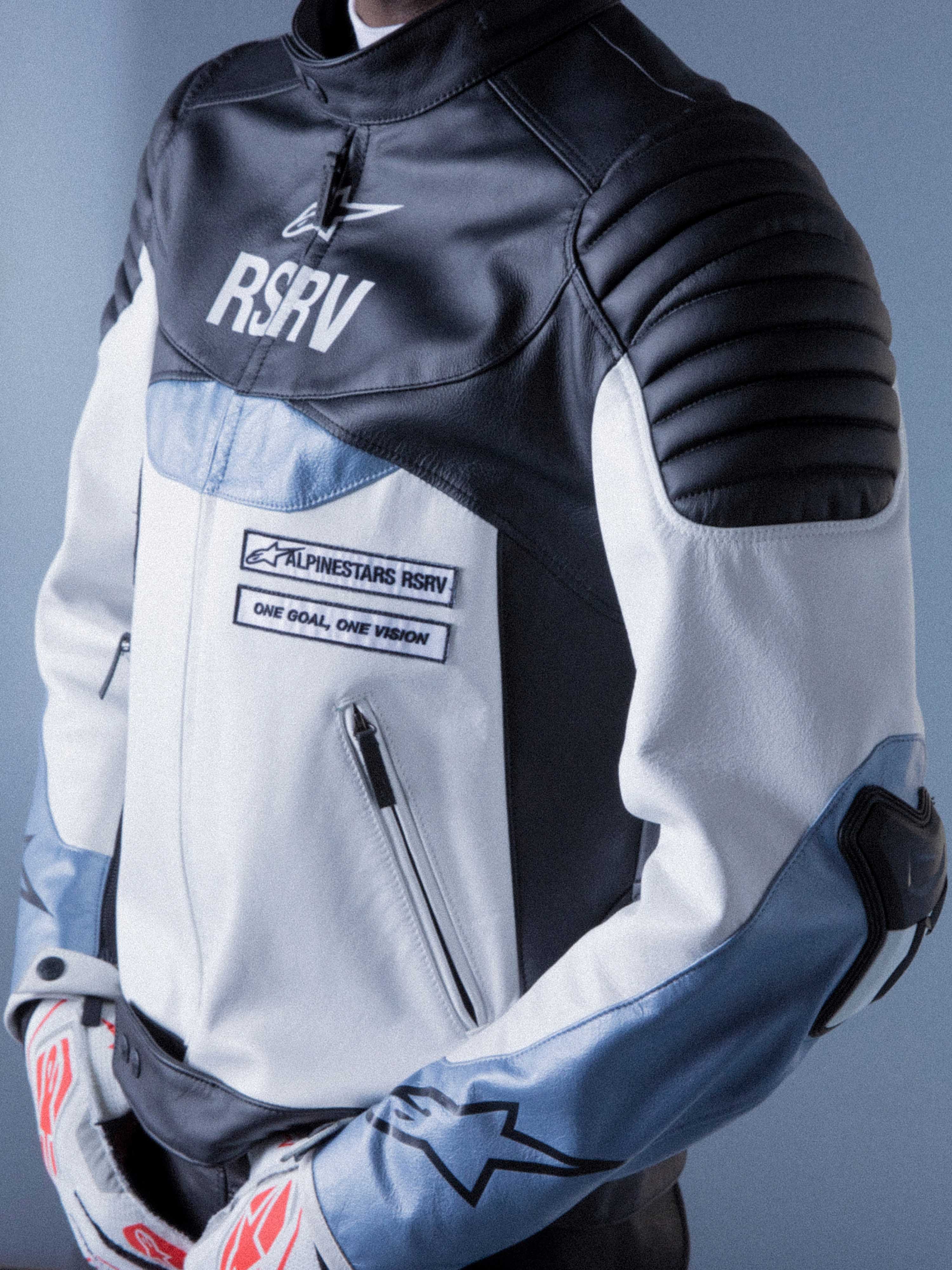 RSRV Threadline Leather Jacket - Image 2