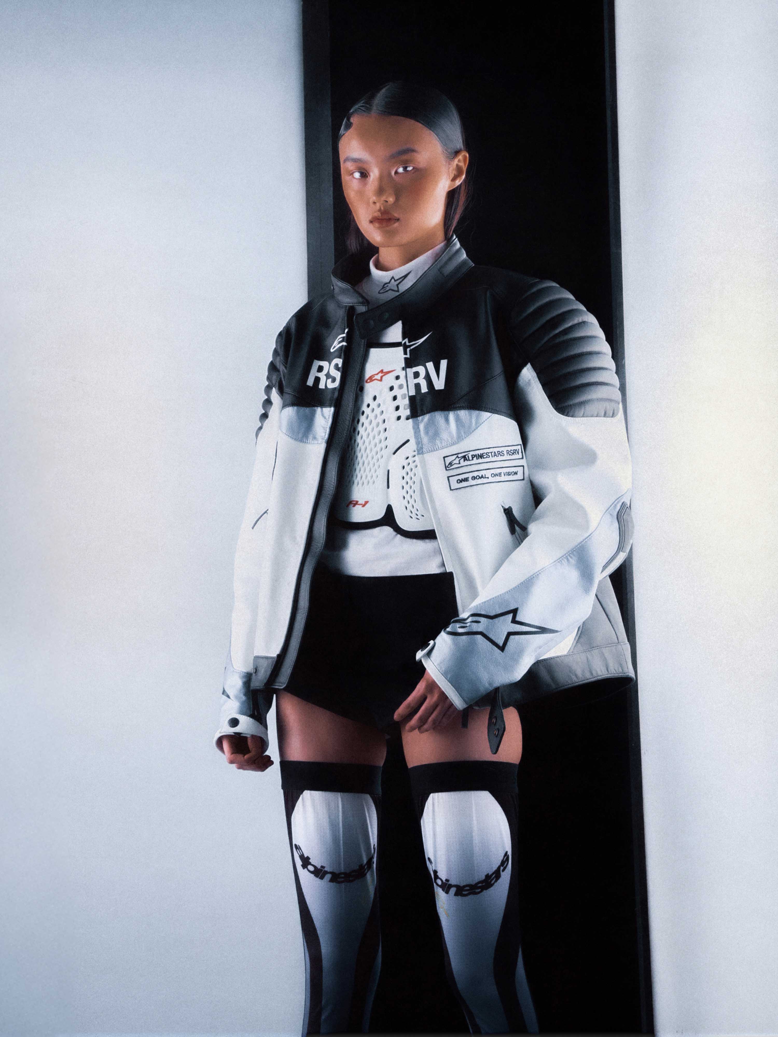 RSRV Threadline Leather Jacket - Image 3